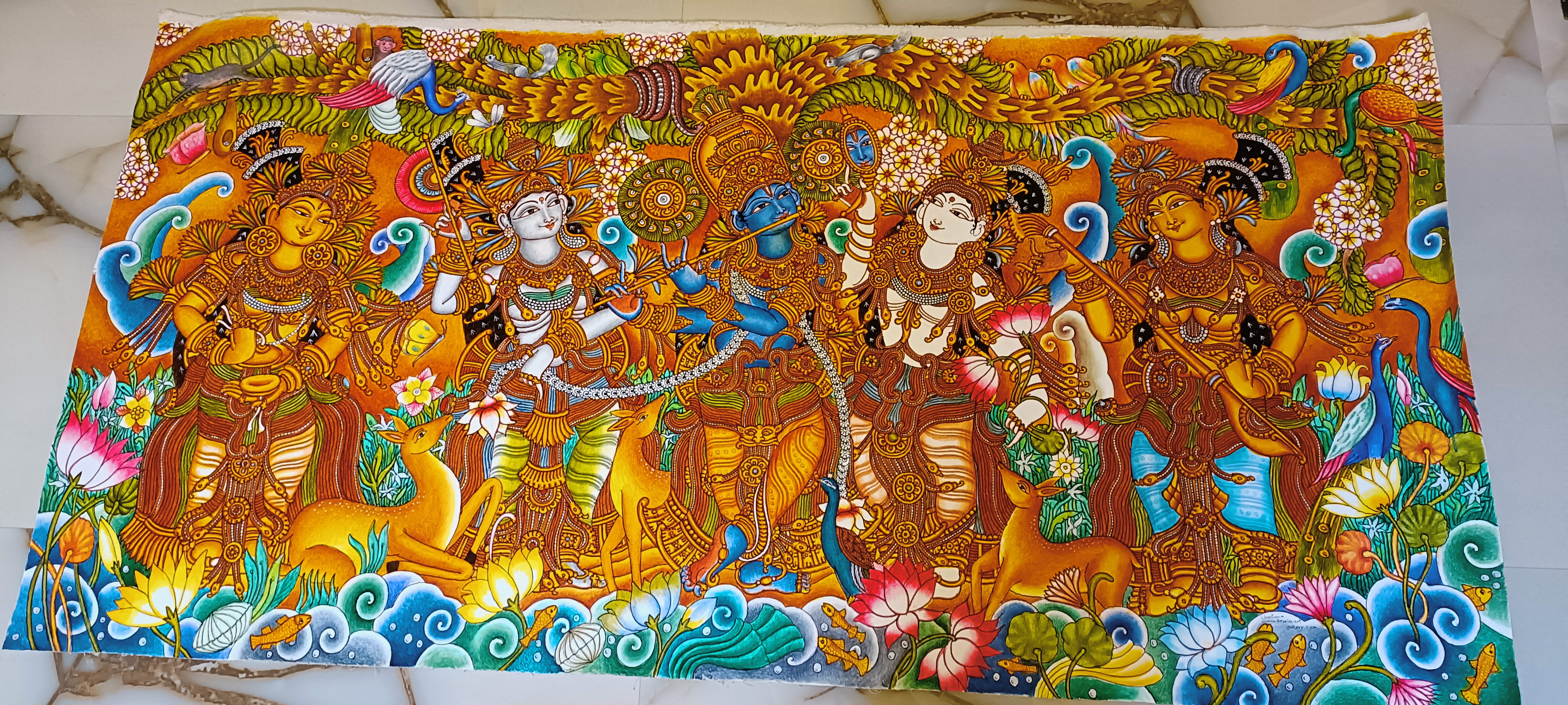 The Enchantment of Krishna and the Gopis