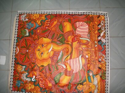 The Divine Remover of Obstacles in Kerala Mural Art