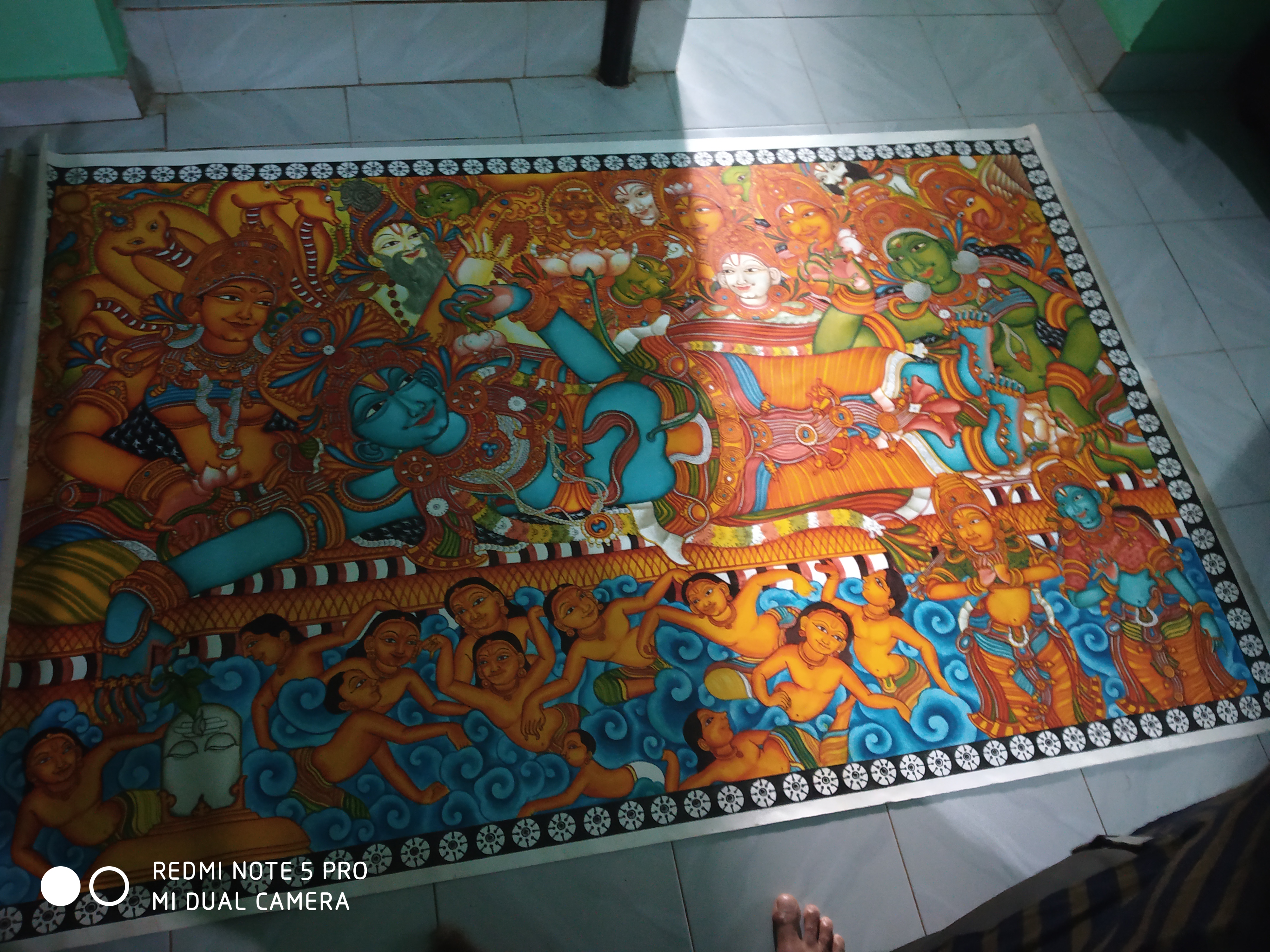 Decoding the Ananthasayana Vishnu in Kerala Mural Art