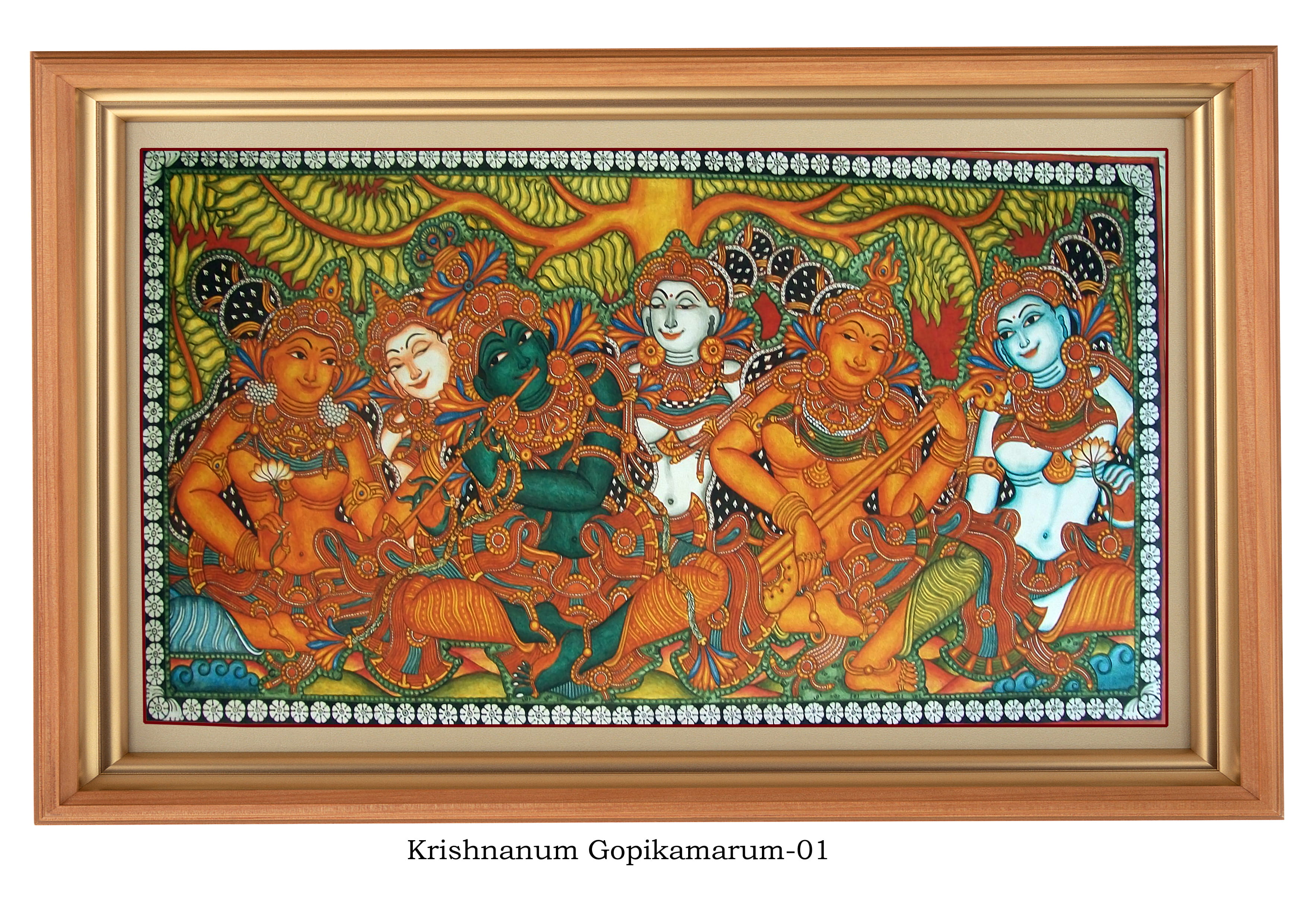 A Melodious Traditional Kerala Mural