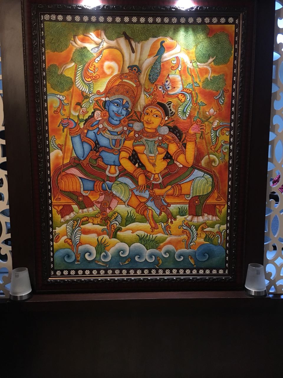 A Traditional Depiction of Radha and Krishna