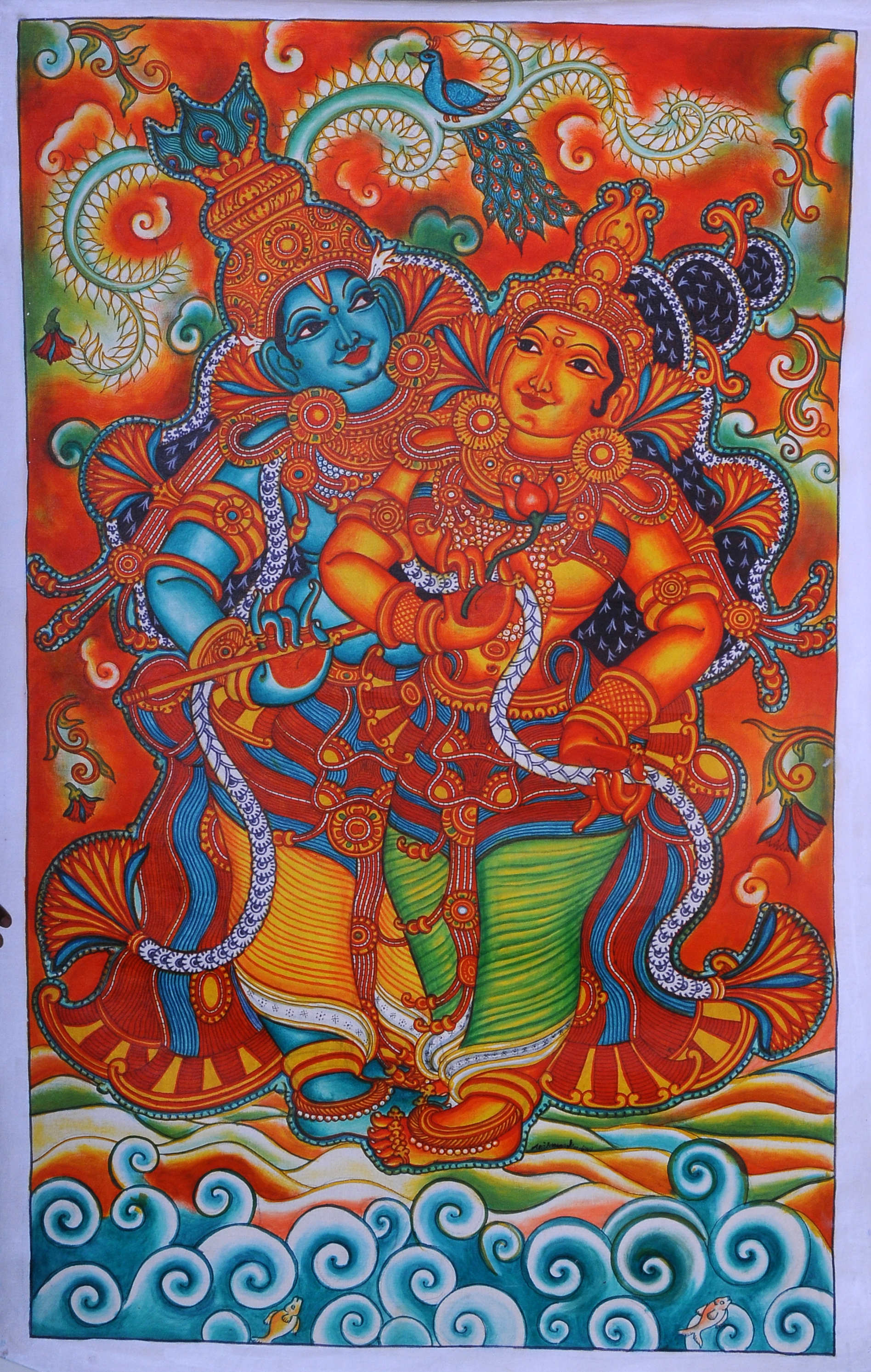 Kerala Mural Depiction
