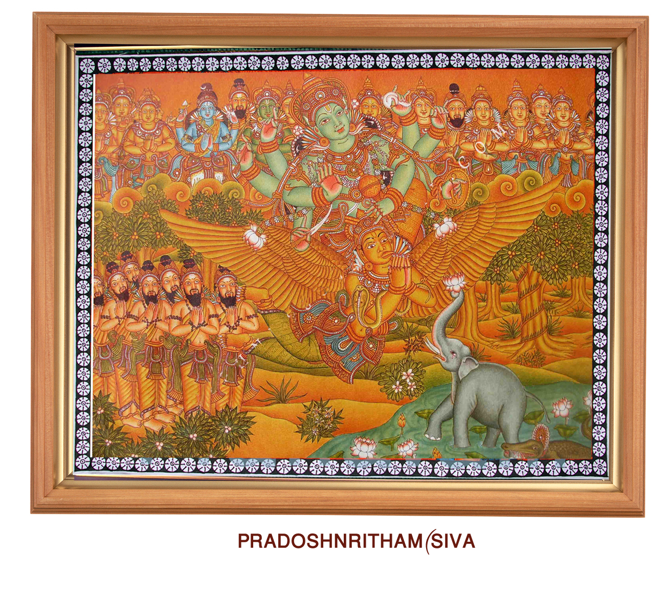 A Masterpiece of Traditional Kerala Mural Art