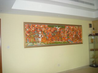 Transforming Contemporary Spaces with Panoramic Kerala Murals