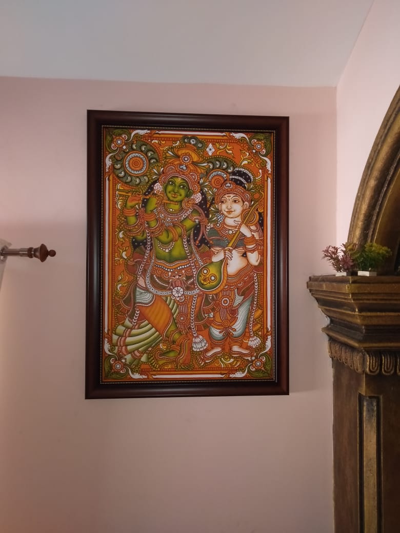Radha and Krishna in Mural Form
