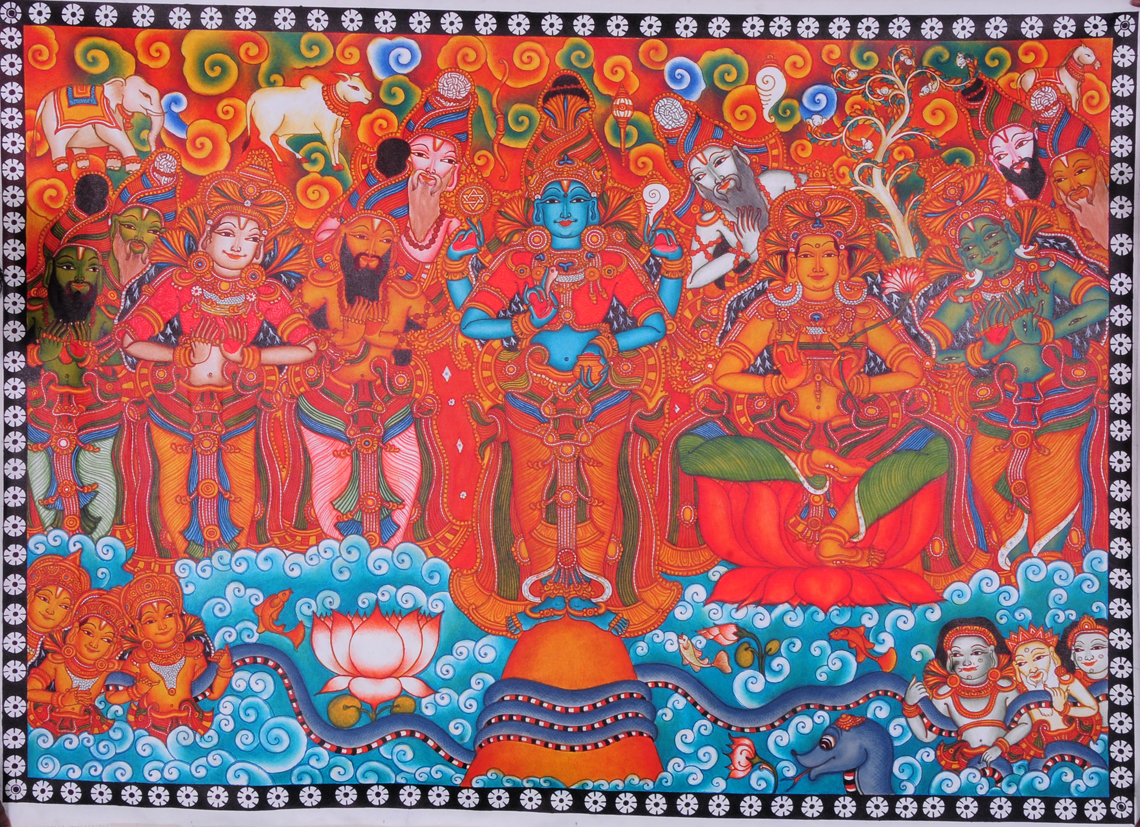 The Divine Healer in Kerala Mural Art