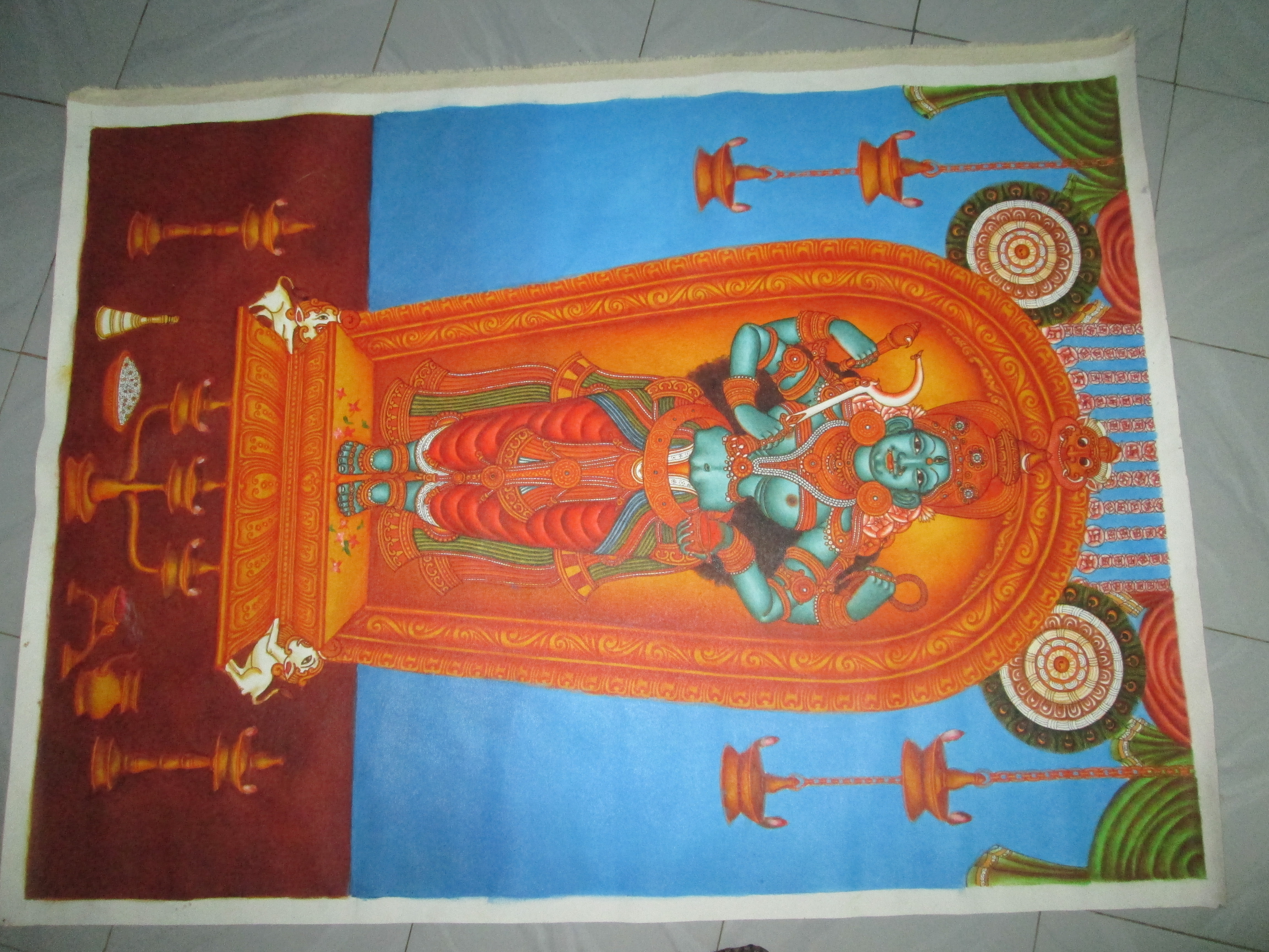 The Fierce Grace of Bhadrakali: Iconography in Kerala Mural Paintings