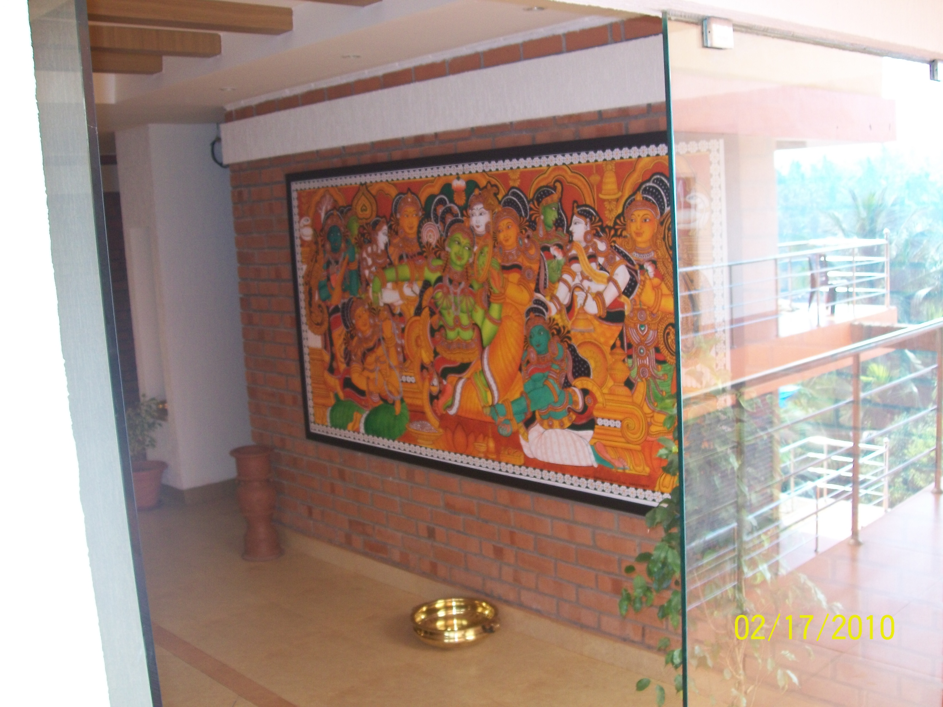 Traditional Kerala Mural Art in Wellness Spaces