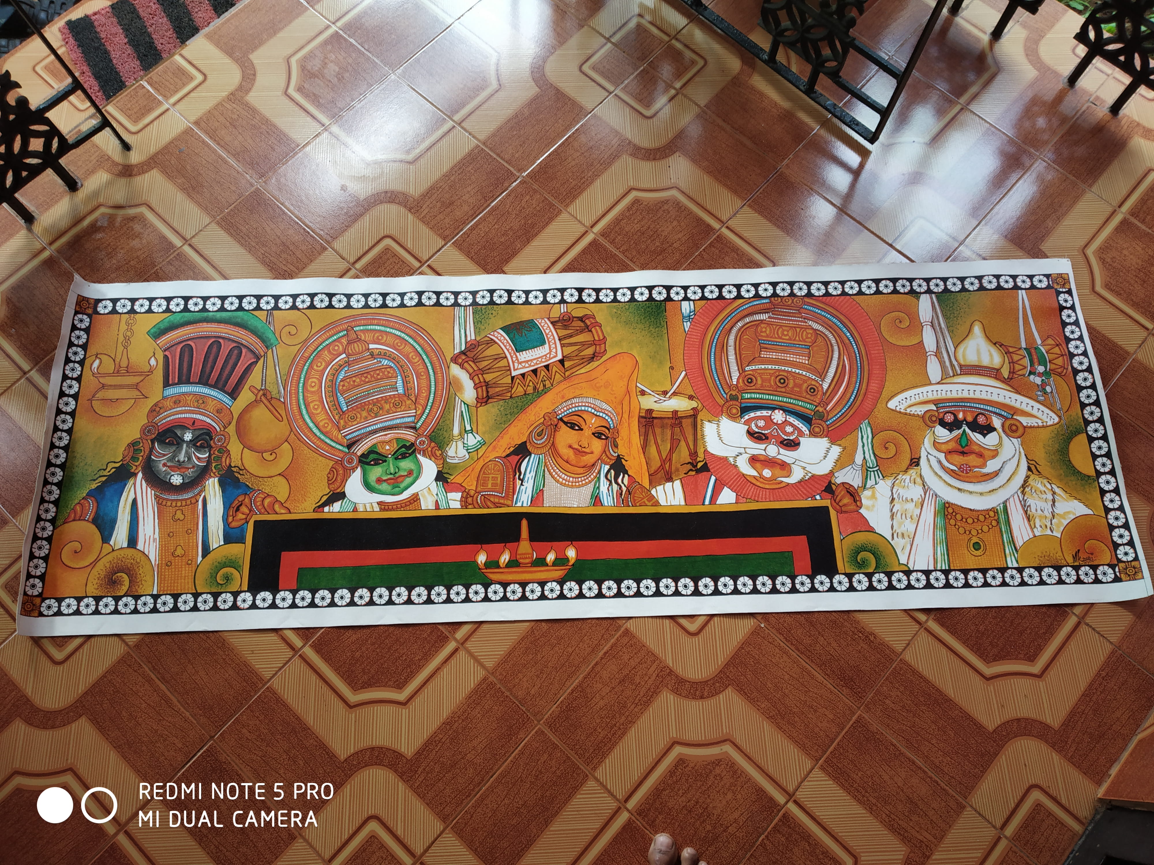 Celebrating Kathakali Characters in Kerala Mural Art